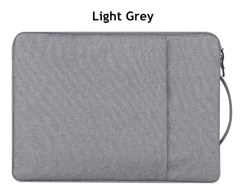 Storazone LightGray / 11 inch-30x20x2cm Laptop Sleeve Handbag Case for Macbook Pro Air 13.3 14 15 15.6 15.4 16 inch Waterproof Notebook Cover for Lenovo ASUS Xiaomi Bag