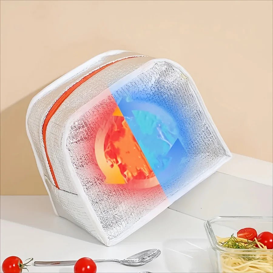 Storazone Lunch Bag Thickened Handheld Insulated Lunch Box Bag Children Cute With Meals Lunch Box Bag