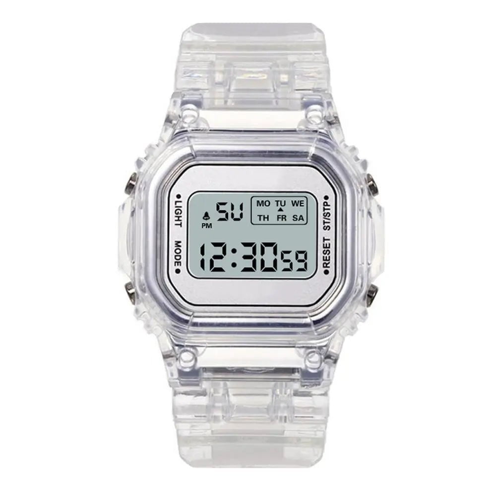 Storazone Luxury Women's Rose Gold Silicone Watches Women Fashion LED Digital Clock Casual Ladies Electronic Watch Reloj Mujer 2022