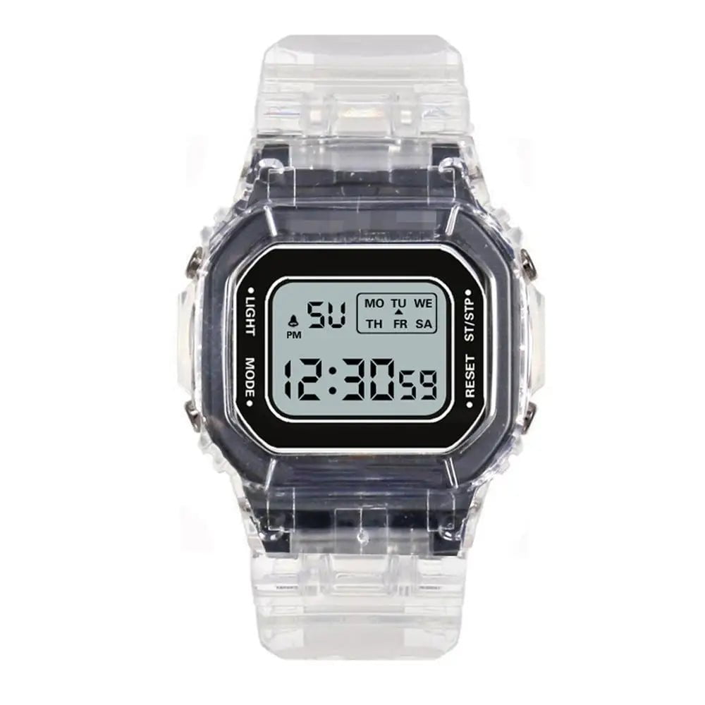 Storazone Luxury Women's Rose Gold Silicone Watches Women Fashion LED Digital Clock Casual Ladies Electronic Watch Reloj Mujer 2022