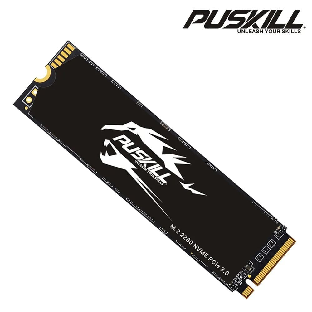 Storazone M.2 NVMe 1TB PUSKILL SSD M.2 NVMe 1TB 512GB 256GB 128GB PCIe M2 2280 Hard Disk Internal Solid State Drive Disk for Laptop Desktop