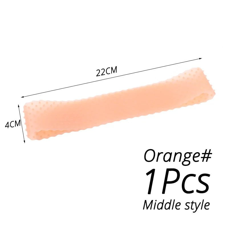 Storazone M orange 1pcs Elastic Soft Silicon Wig Grip Top Silicone Wig Grip Band 4 Colors Small Size Headband Non Slip Wigs Hold Transparent Band