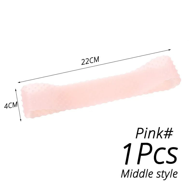 Storazone M pink 1pcs Elastic Soft Silicon Wig Grip Top Silicone Wig Grip Band 4 Colors Small Size Headband Non Slip Wigs Hold Transparent Band