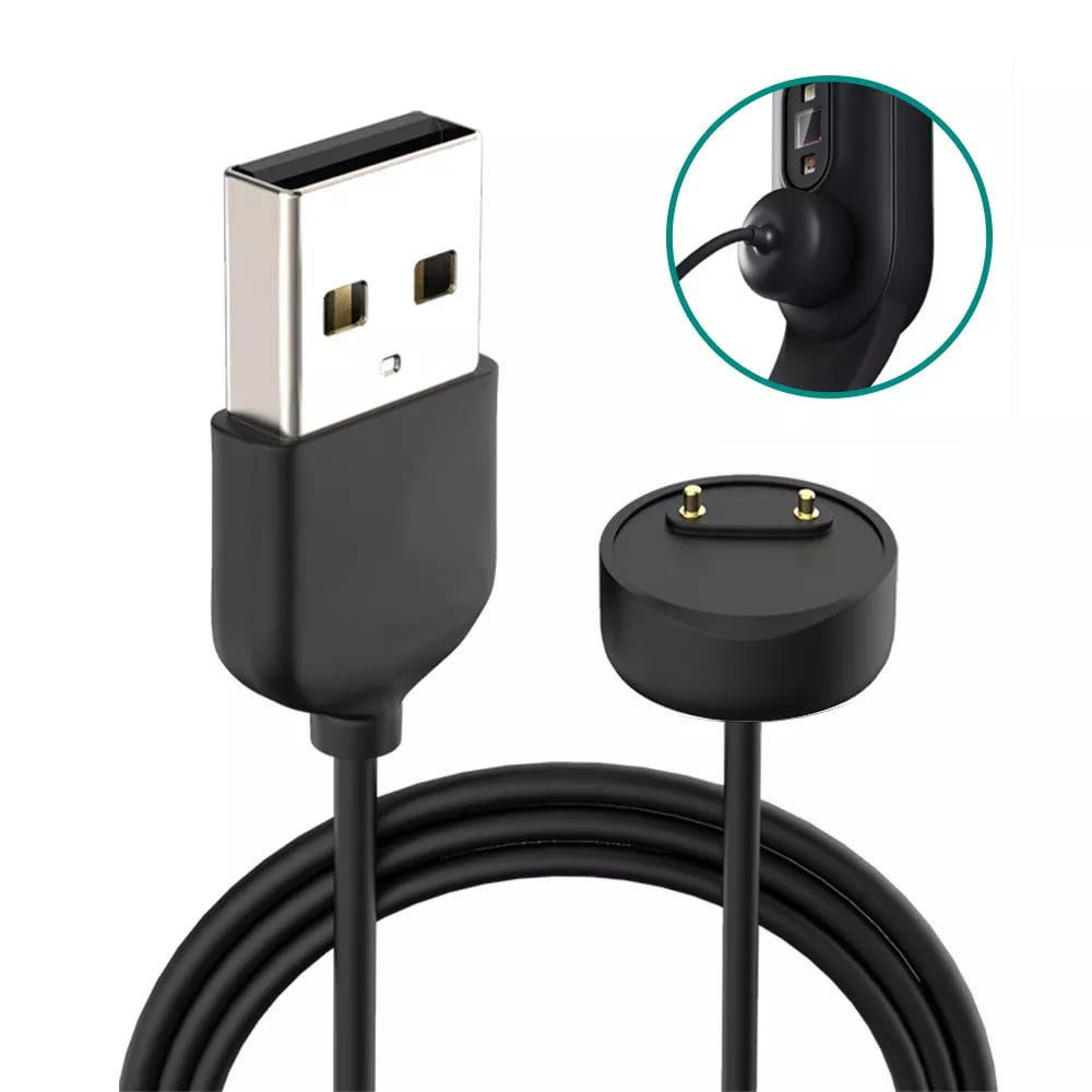 Storazone Magnetic Chargers for Xiaomi Mi Band 7 6 5, USB Charging Cable for MiBand 4 3 2 Pure Copper Core Power Cord Smartband Charger