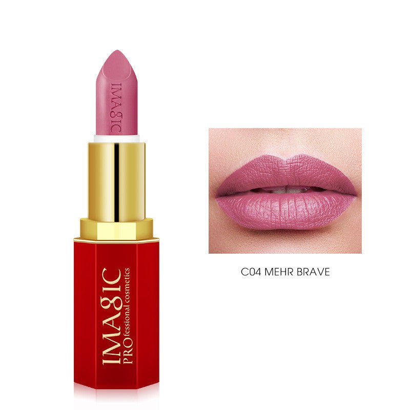 STORAZONE Makeup 04 Red Tube Lipstick Series Matte Lip Balm Lasts Forever