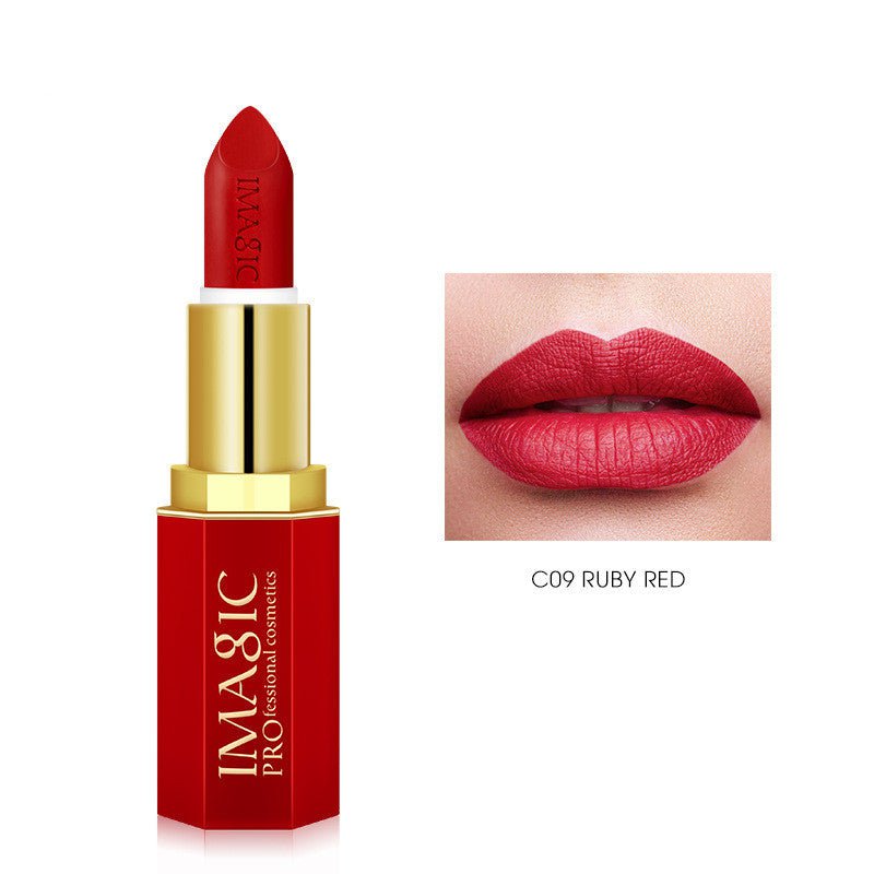 STORAZONE Makeup 09 Red Tube Lipstick Series Matte Lip Balm Lasts Forever