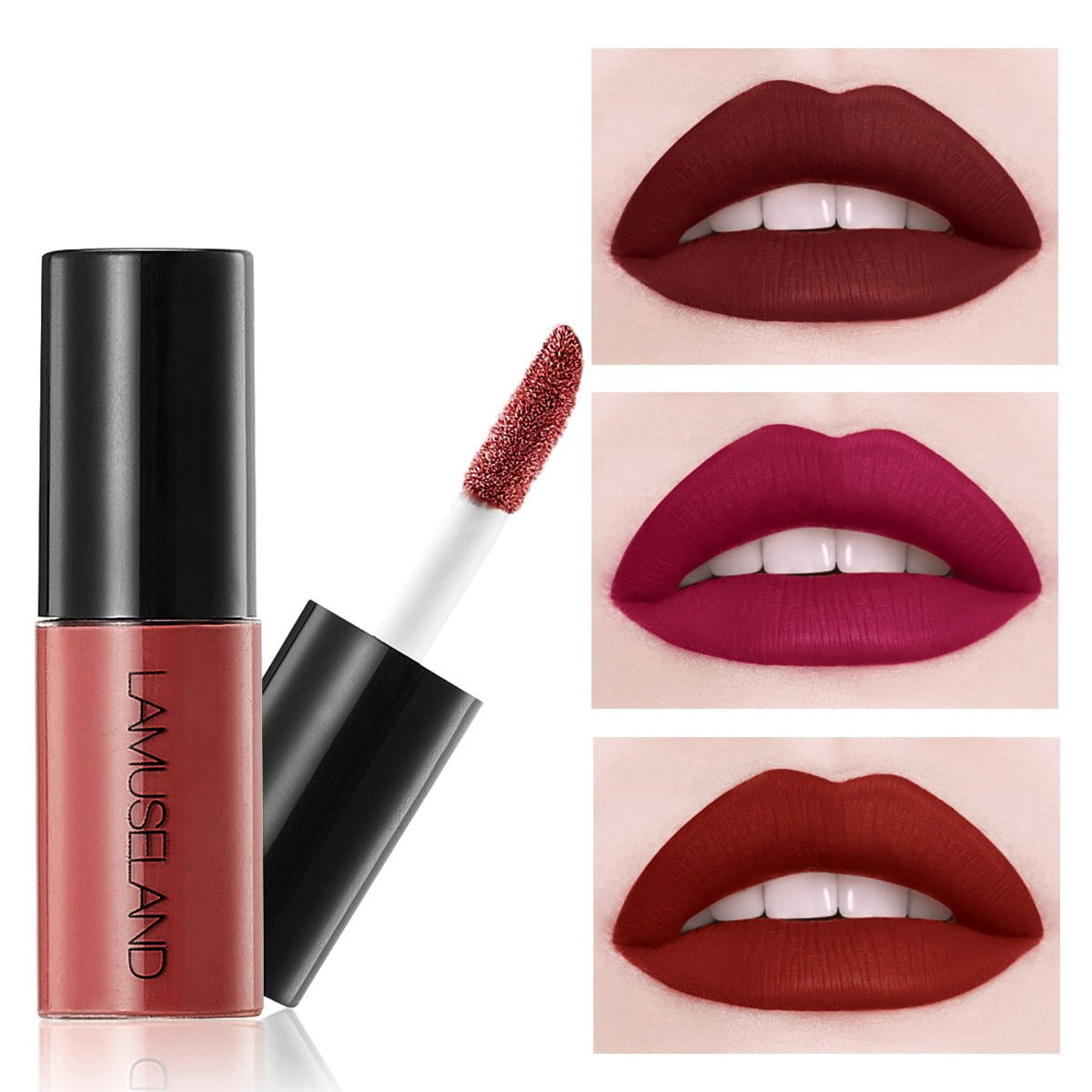 STORAZONE Makeup 12 color durable waterproof non stick cup lip color Matte Lip Glaze lipstick sample