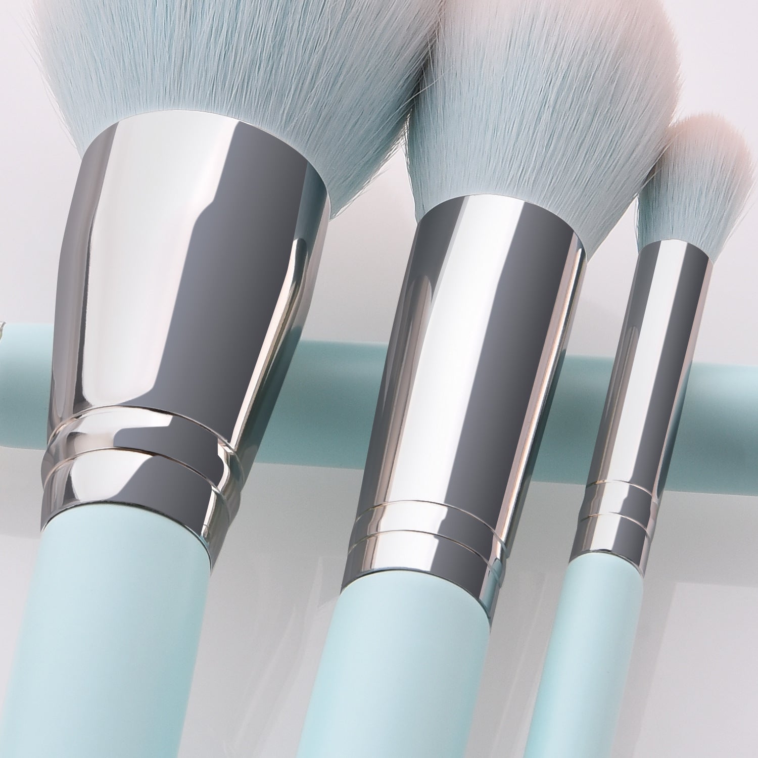 STORAZONE Makeup 12 light blue makeup brushes