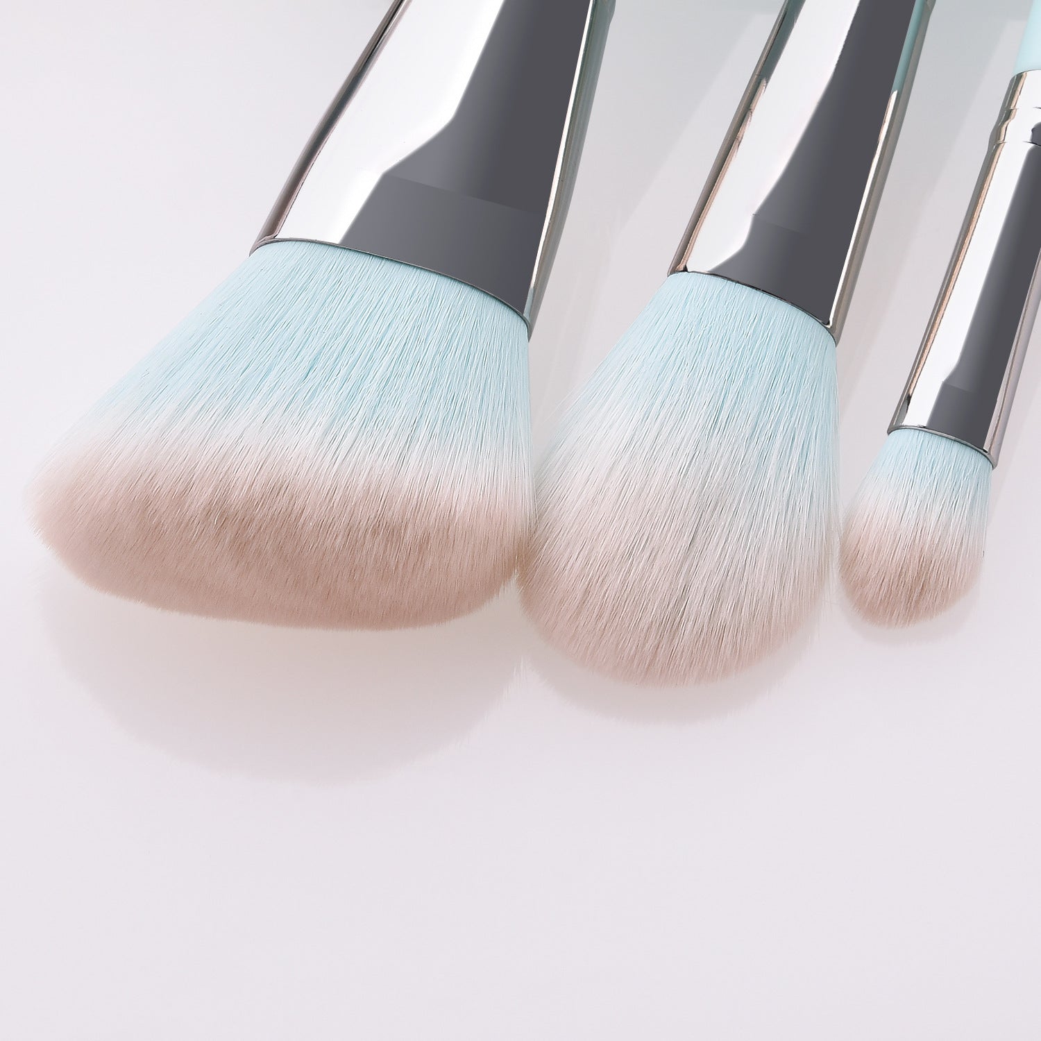 STORAZONE Makeup 12 light blue makeup brushes