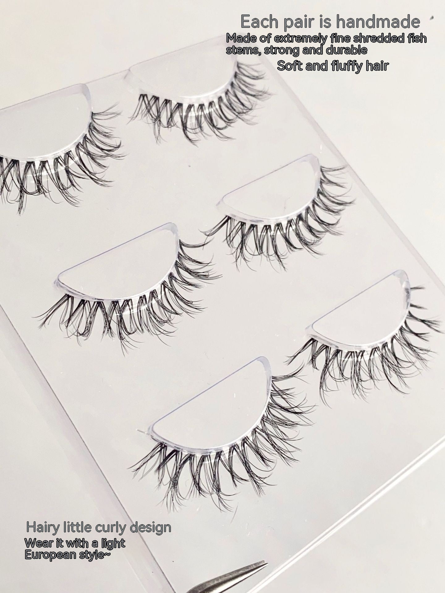 STORAZONE Makeup 3D Plush Messy Smoky Thick False Eyelashes