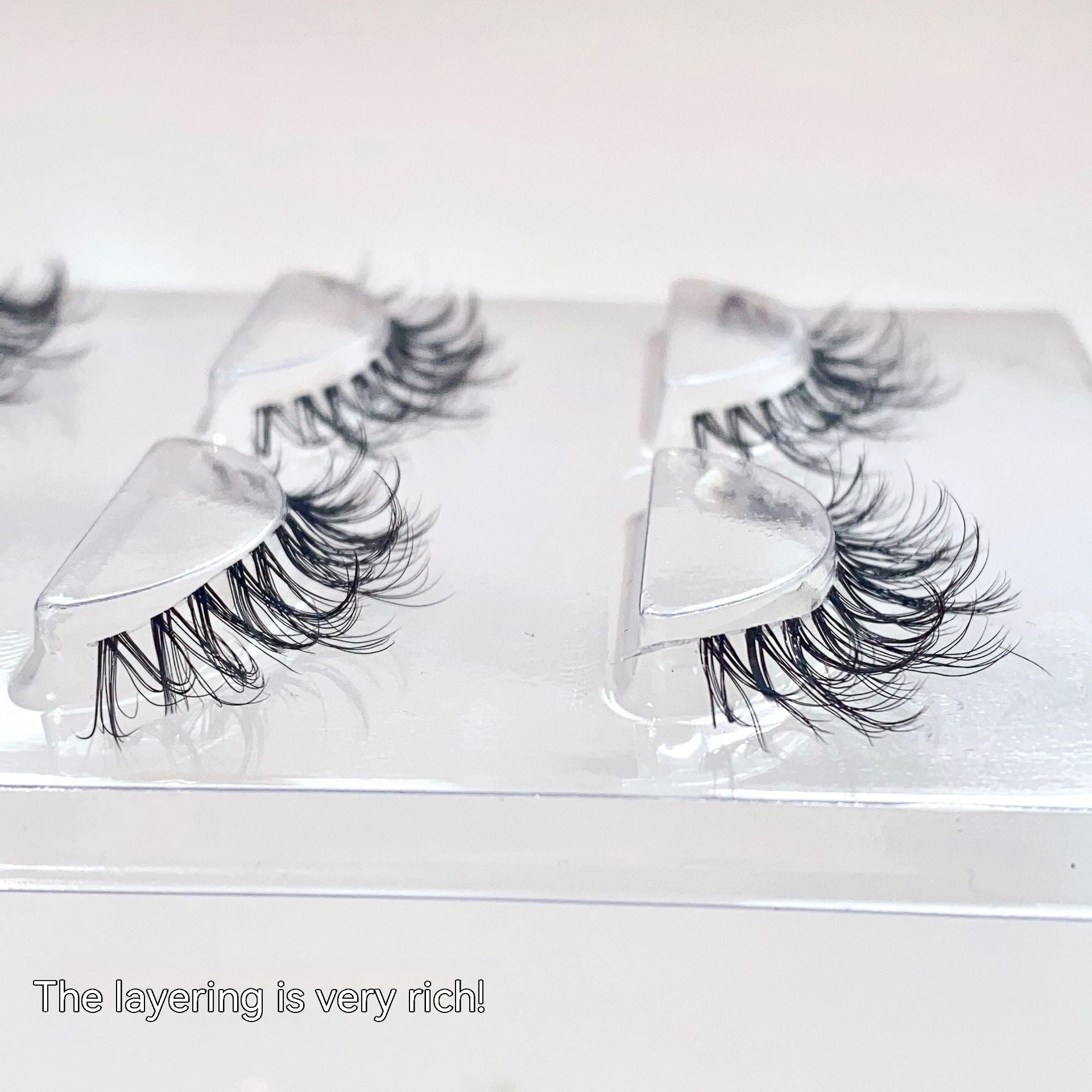 STORAZONE Makeup 3D Plush Messy Smoky Thick False Eyelashes