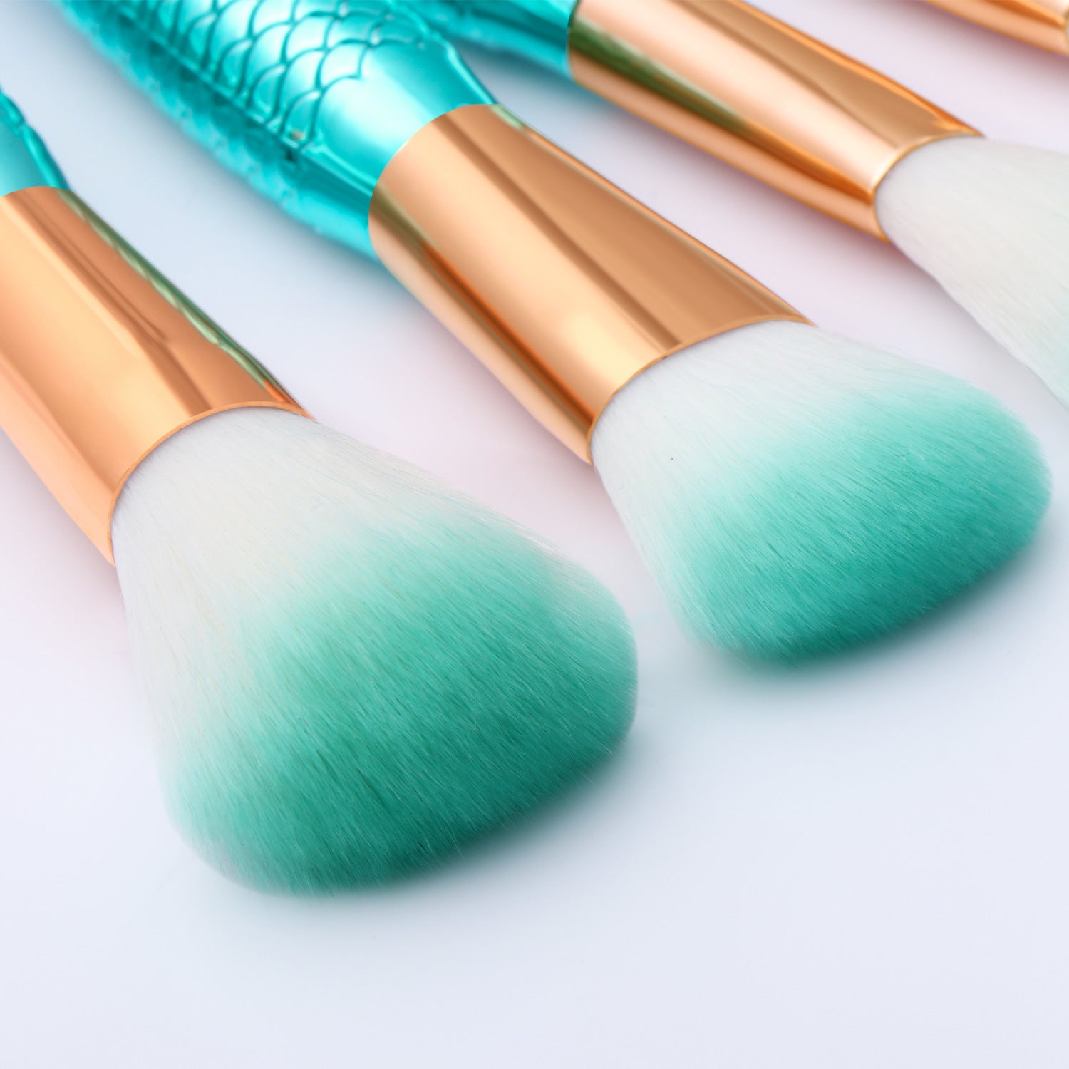 STORAZONE Makeup default Mermaid Shaped Makeup Brushes