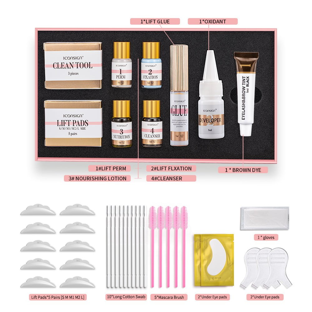 STORAZONE Makeup ICONSIGN Lash Lift EyeLash Eyebrow Dye Tint Kit Lashes Perm Set Brow Lamination Makeup Tools