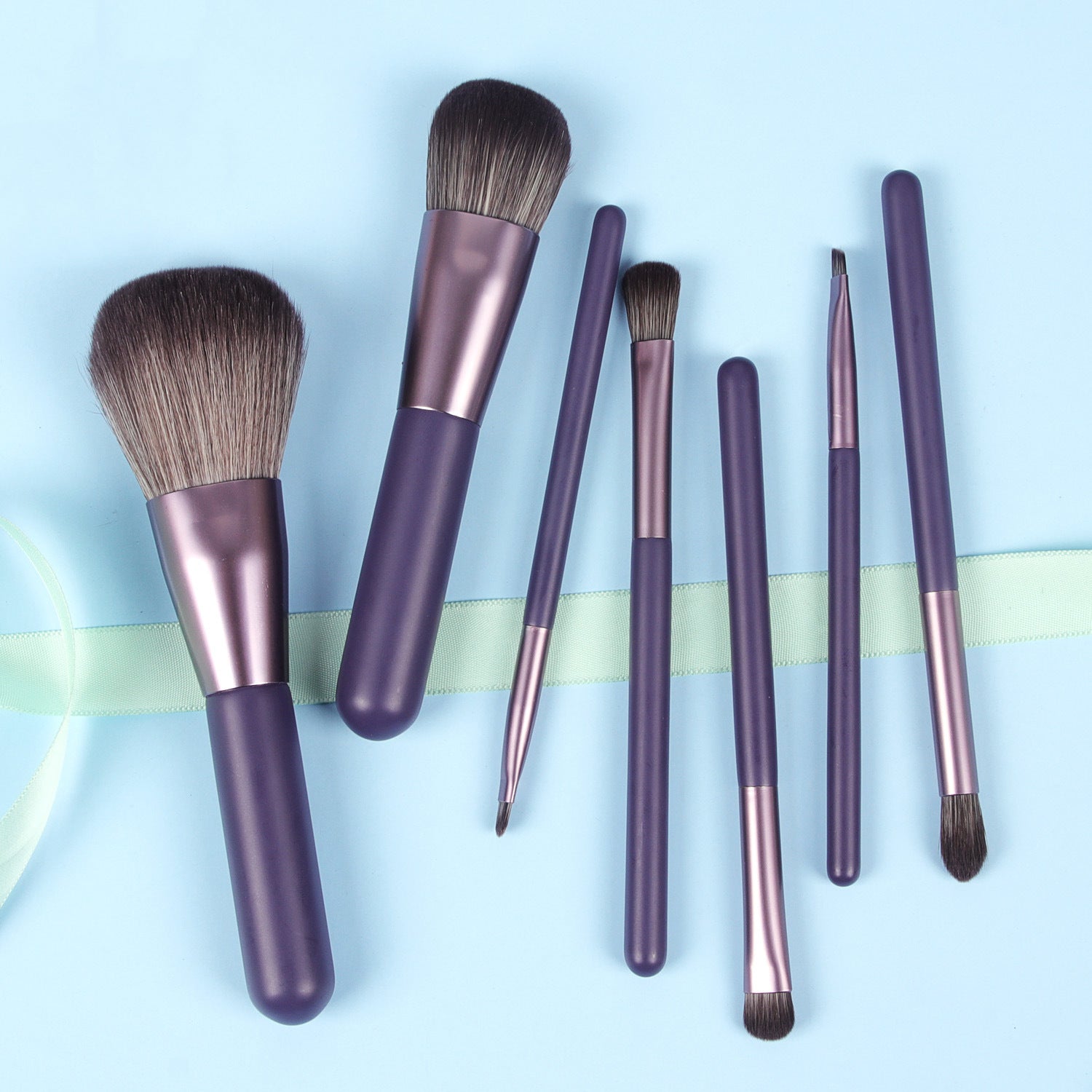 STORAZONE Makeup Makeup, Blush, Eyeshadow and Lip Brush Set of 7 Makeup Brushes