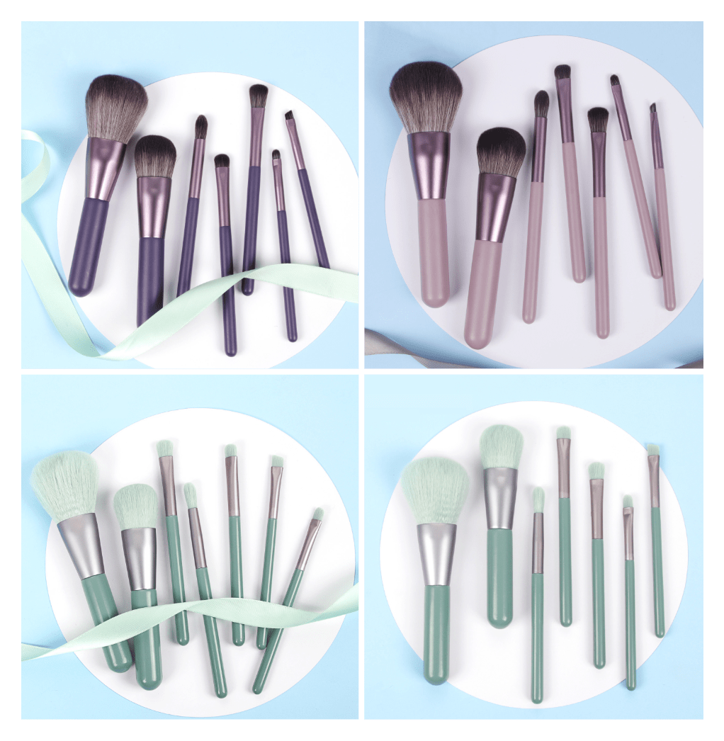 STORAZONE Makeup Makeup, Blush, Eyeshadow and Lip Brush Set of 7 Makeup Brushes