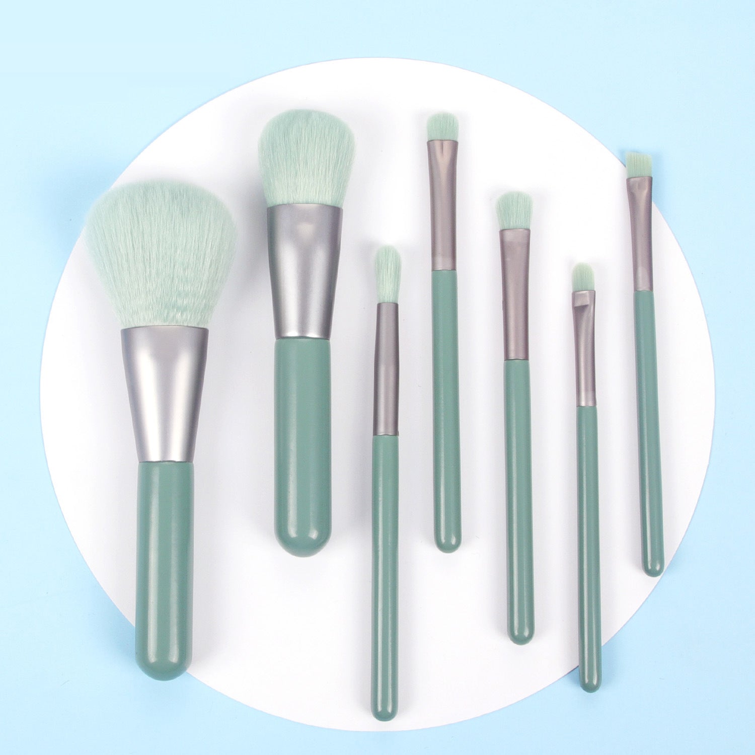 STORAZONE Makeup Makeup, Blush, Eyeshadow and Lip Brush Set of 7 Makeup Brushes