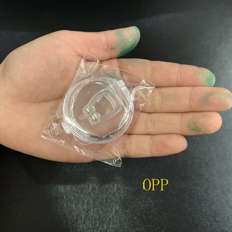 STORAZONE Makeup Opp Version 1pcs Silicone Magnetic Anti Snore Stop Snoring Nose Clip Sleep Tray Sleeping Aid Apnea Guard Night Device