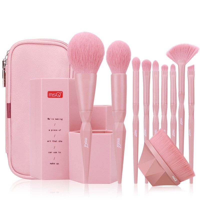 STORAZONE Makeup Paint and bag and bucket Makeup Set Brush Eye Shadow Brush Foundation Brush Full Set of Makeup Tools