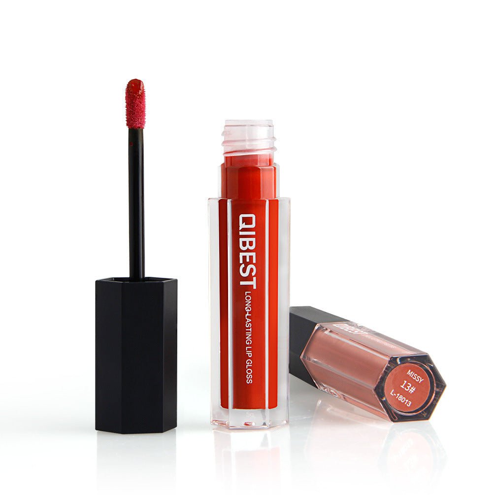 STORAZONE Makeup QIBEST Makeup Hexagonal Lip Gloss