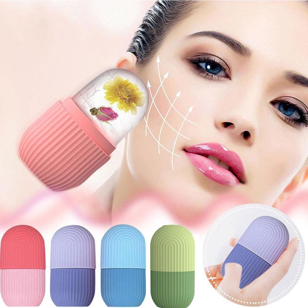 STORAZONE Makeup Silicone Ice Cube Tray Mold Face Beauty Lifting Ice Face Tool Contouring Acne Eye Skin Educe Massager Roller Ball Care