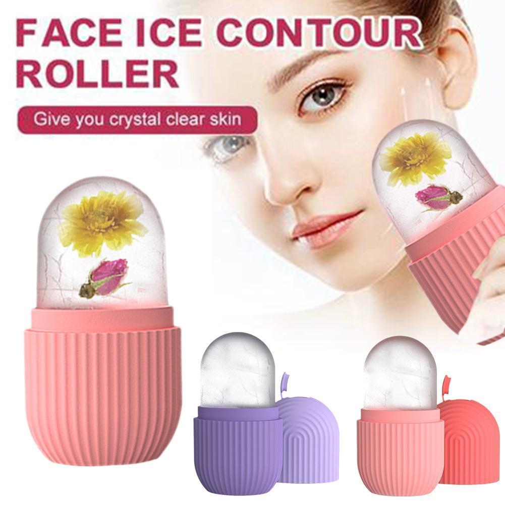 STORAZONE Makeup Silicone Ice Cube Tray Mold Face Beauty Lifting Ice Face Tool Contouring Acne Eye Skin Educe Massager Roller Ball Care