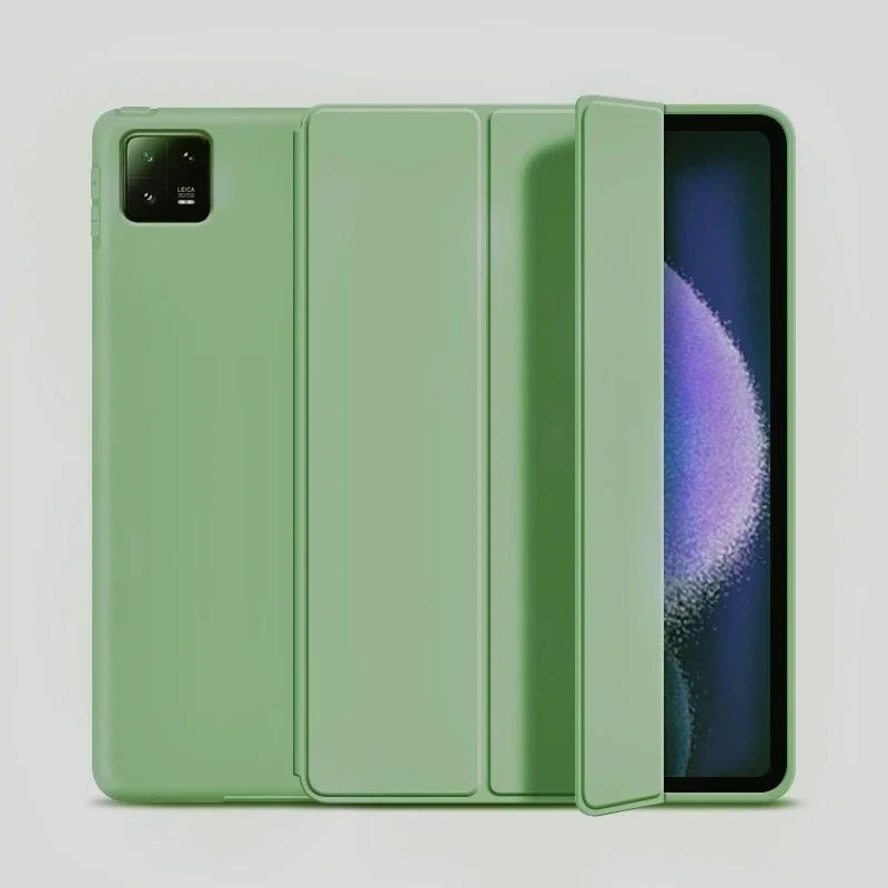 Storazone Matcha Green / Xiaomi Pad 6 / Russian Federation Smat Case For Xiaomi Pad 6 2023 11 inch PU Leather Tri-folding Magnetic Cover Funda For Xiaomi Mi Pad 6 MiPad 6 Pro 2023 Case