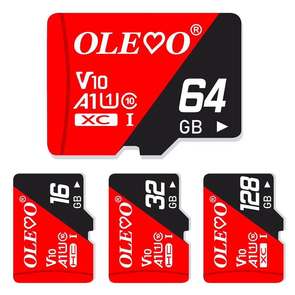 Storazone Memory Card 512GB 256GB 128GB Flash MemoryCard Class 10 High Speed Micro mini sd 64GB 32GB 16GB 8GB TF Card Gift cartoon key