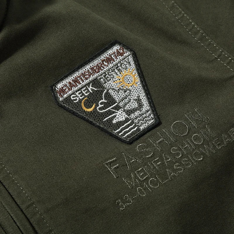 Storazone Men Bomber Jackets Air Force Jaquetas Slim Fit Jackets Casual Coats Good Quality Male Cotton Stand Collar Outerwear Coats 4XL
