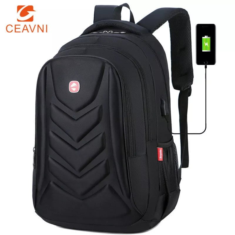 Storazone Men Business Laptop Backpack USB Charger Port Waterproof Travel Bags School Bag 15” Computer Business bag Waterproof Backpacks