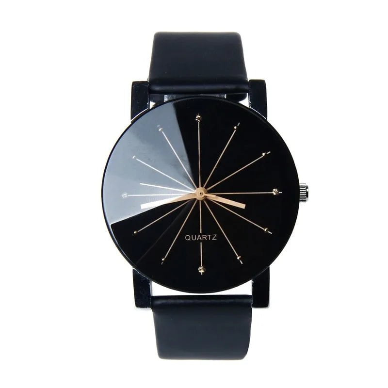 Storazone men Couple Lover Watches Quartz Dial Clock PULeather WristWatch Relojes Watch Women Men Fashion Luxury Relogio Feminino часы женские