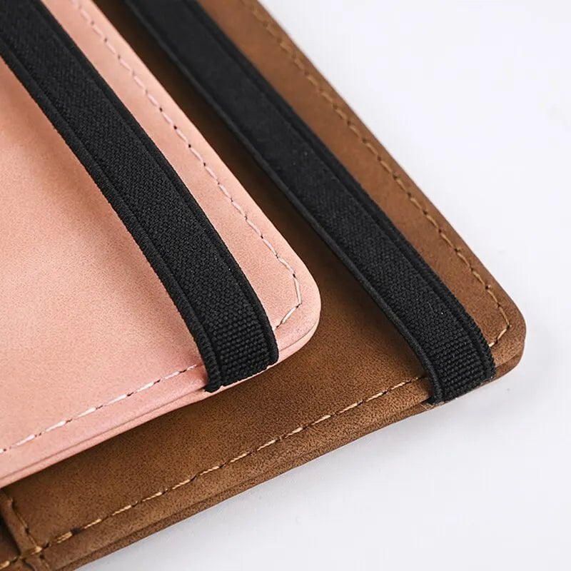 Storazone Men PU Leather Wallet Travel Passport Purse Card Male Travel Accessories Hand Carry Passport Business Cards Holder Wallet