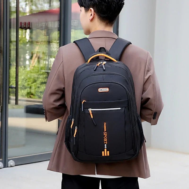 Storazone Men's Backpacks Oxford Waterproof Rucksack Business Computer Bag Casual Travel Backpack Senior High School Student Schoolbag