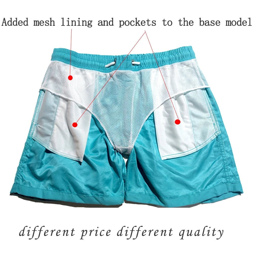 Storazone Men's Swim Shorts Swim Trunks Quick Dry Board Shorts Bathing Suit Breathable Drawstring With Pockets for Surfing Beach Summer