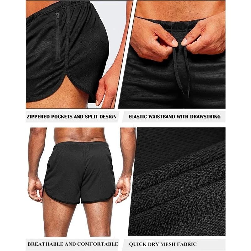 Storazone Men Sport Shorts Summer Sportswear Beach Jogging Short Pants Training Shorts Men Basketball Clothing Gym Fitness Running Bottoms