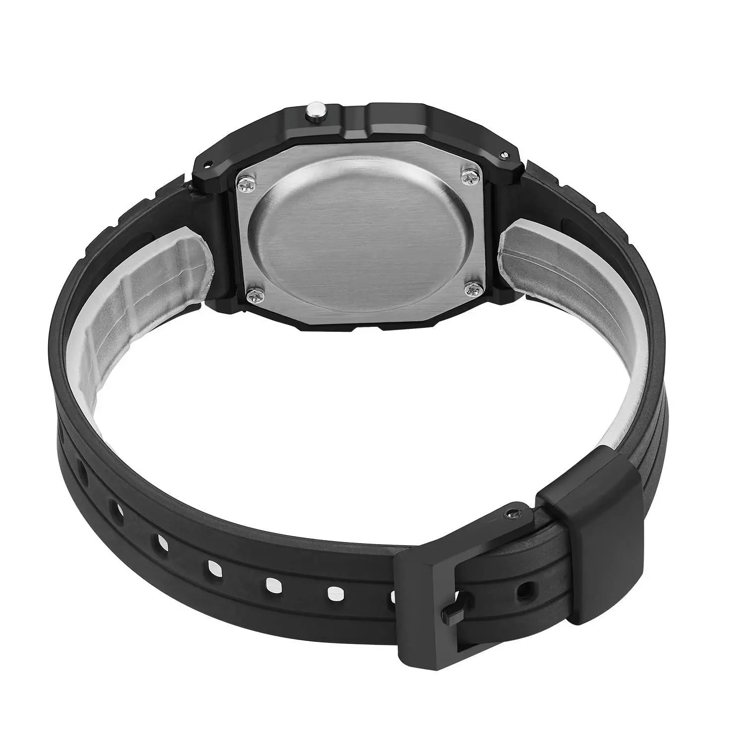 Storazone Men Watch Fashion LED Digital Watches Man Sports Military Wristwatches Vintage Silicone Wristband Electronic Clock Reloj Hombre