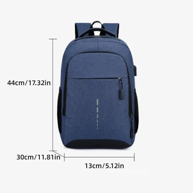 Storazone Mens BackPack LargeCapacity Simple Fashion Travel Female Student ComputerBag