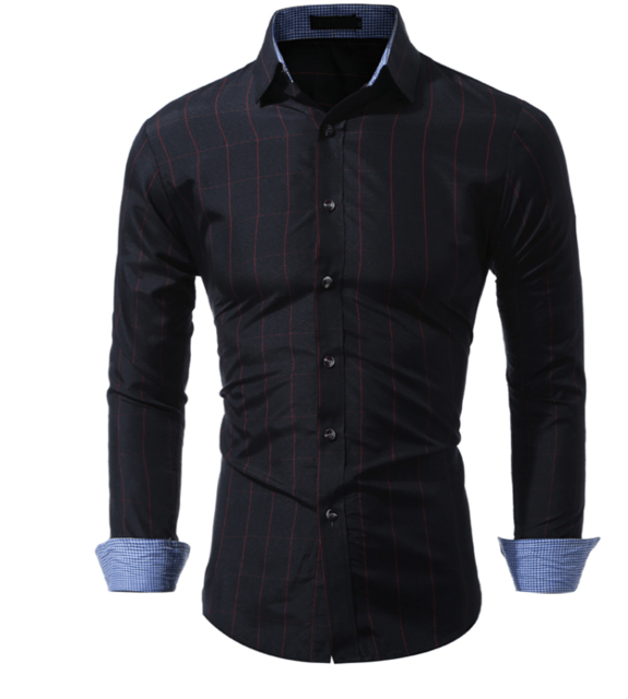 STORAZONE Mens Collections black / L Classic Plaid Mens Shirts