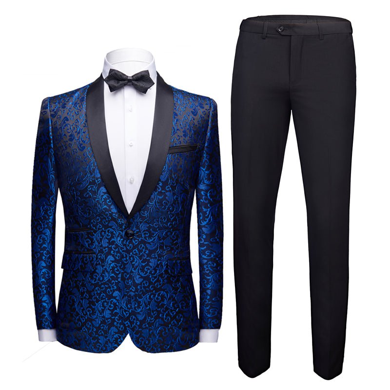 STORAZONE Mens Collections blue / 165 94B(S) Men\'s suit suits men wedding Dress Suit Set