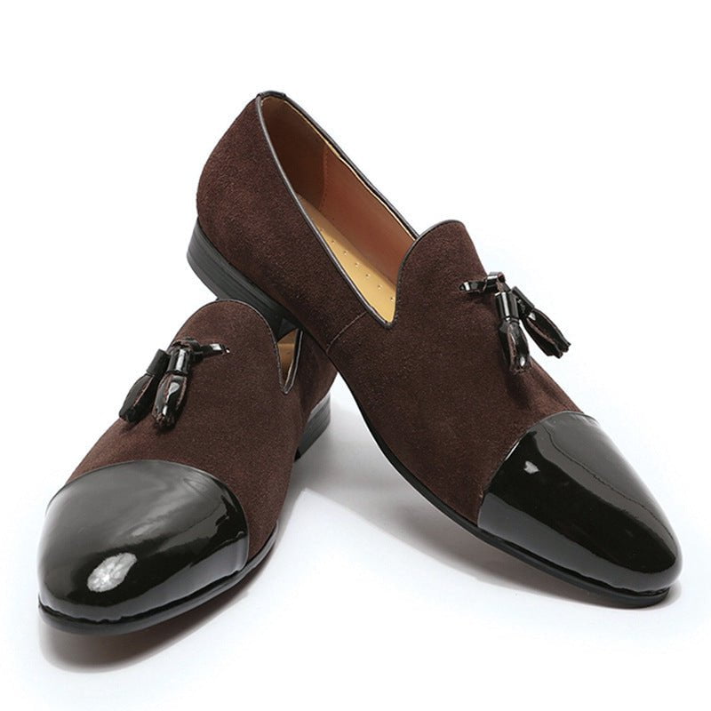 STORAZONE Mens Collections Brown / 39 Classic men's shoes leather wedding shoes new