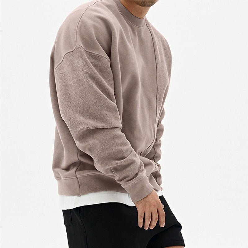 STORAZONE Mens Collections Pullover Round Neck Sweater Loose Men Clothes