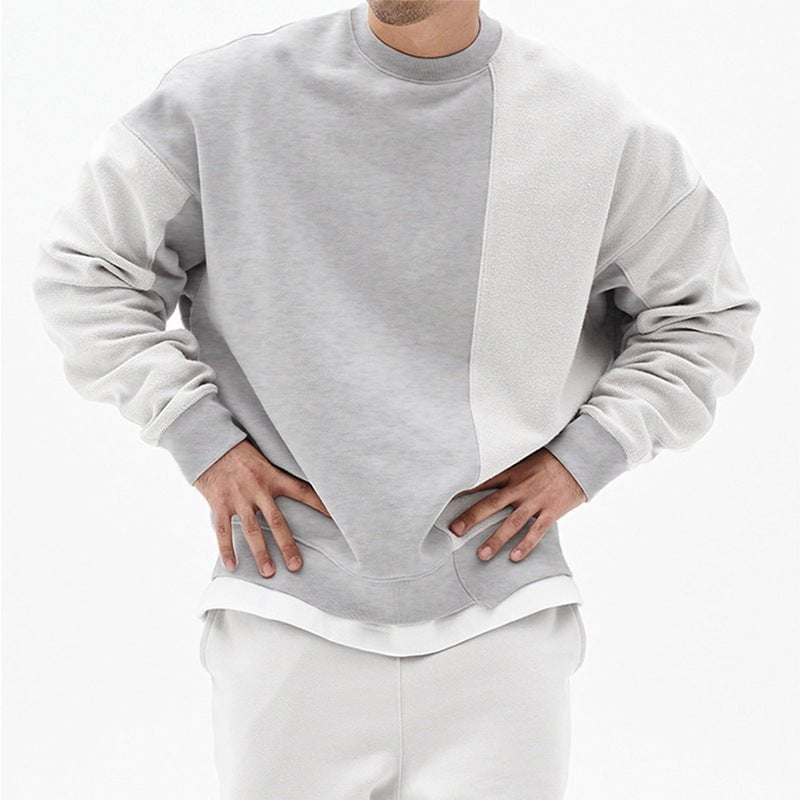 STORAZONE Mens Collections Pullover Round Neck Sweater Loose Men Clothes