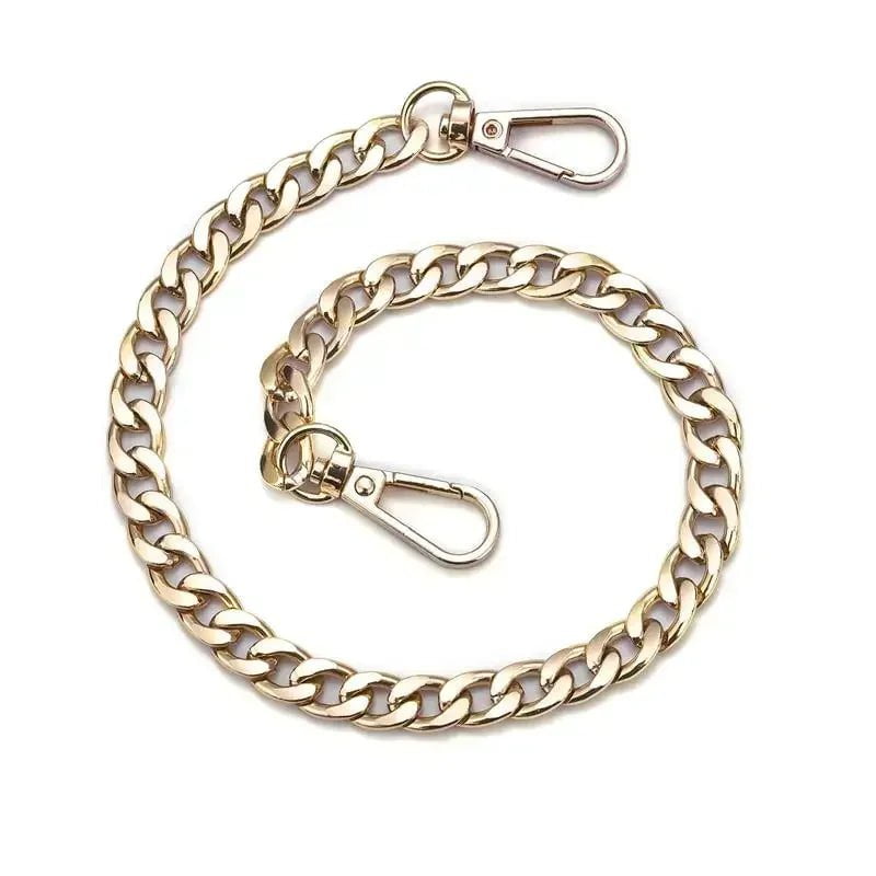 Storazone Metal Aluminum Bag Chain Replacement Parts Accessories For Hand-Woven Shoulder Handbag DIY Handmade Detachable Straps