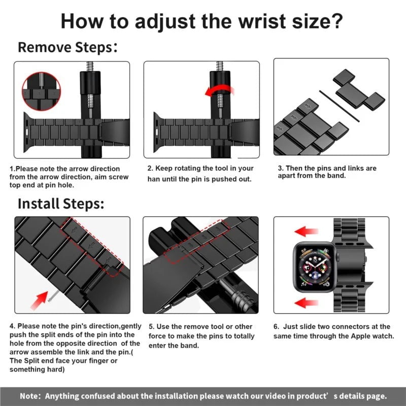 Storazone Metal strap For Apple watch Ultra/2 49mm 9 8 7 45mm 41mm Stainless steel high-end wristband For iWatch 6 5 4 3 SE 44mm 42mm 40mm