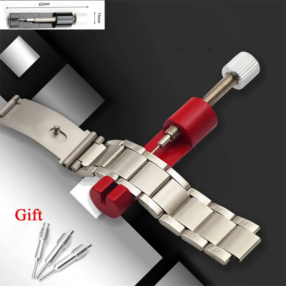 Storazone Metal Watch Repair Tool Adjusting Watch Strap Tool with Watch Pin Band Bracelet Link Pin Tool Remover Easy To Remover Adjust