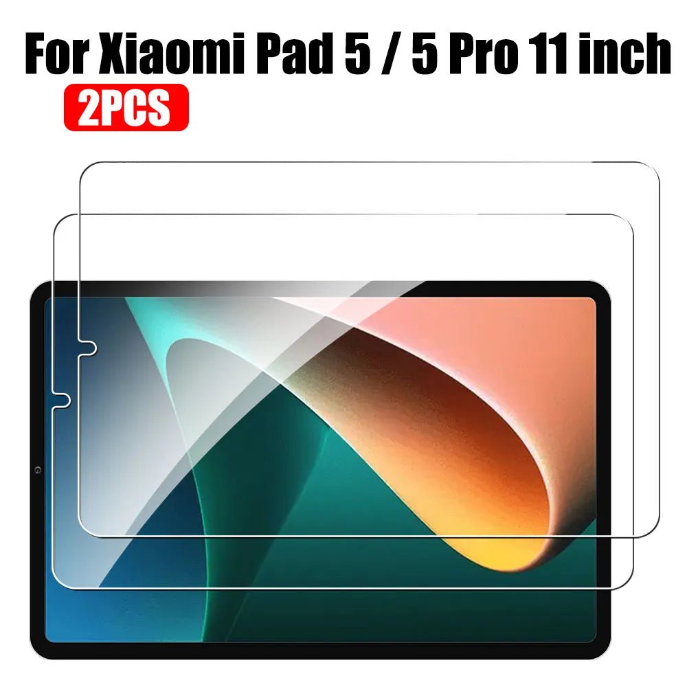 Storazone Mi Pad 5 5Pro 11in 2Pcs Tempered Glass For Xiaomi Mi Pad 5 6 Pro 11 Inch Screen Protector For Redmi Pad 10.6 Inch Tablet Film