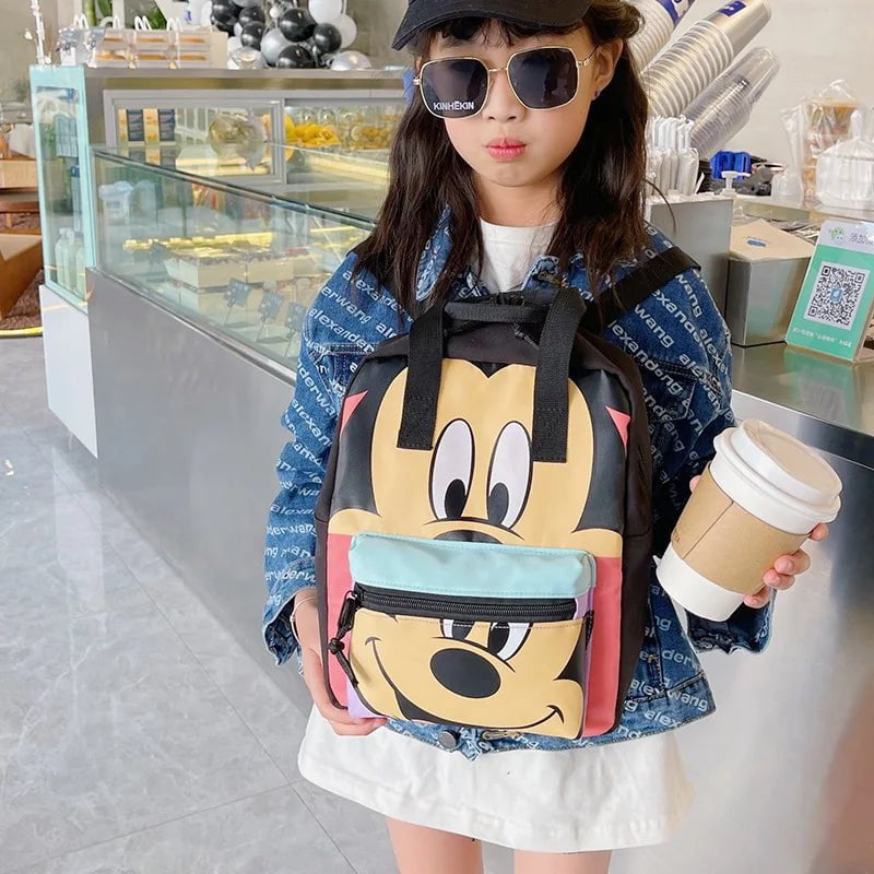 Storazone Mickey Disney New Mickey Kids Backpack Luxury Brand Boys Girls School Bags High Quality Large Capacity Kindergarten Backpacks