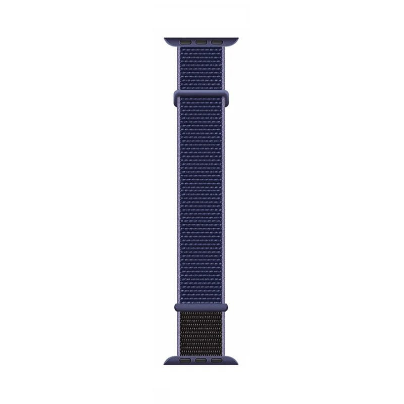 Storazone Mid blue black / 38mm 40mm 41mm Nylon Band for Apple Watch Strap 49mm 45mm 41mm 44mm 40mm 42mm 38mm Adjustable Elastic Bracelet iWatch Ultra Series 3 4 5 SE 678