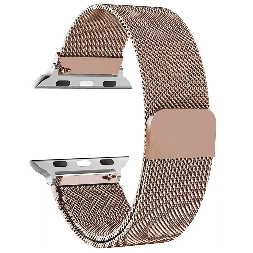 Storazone milanese Loop Band for apple watch Strap Ultra 49mm 45mm 44mm 41mm 40mm Metal Wristband bracelet iwatch series 3 4 5 6 7 8 9 SE