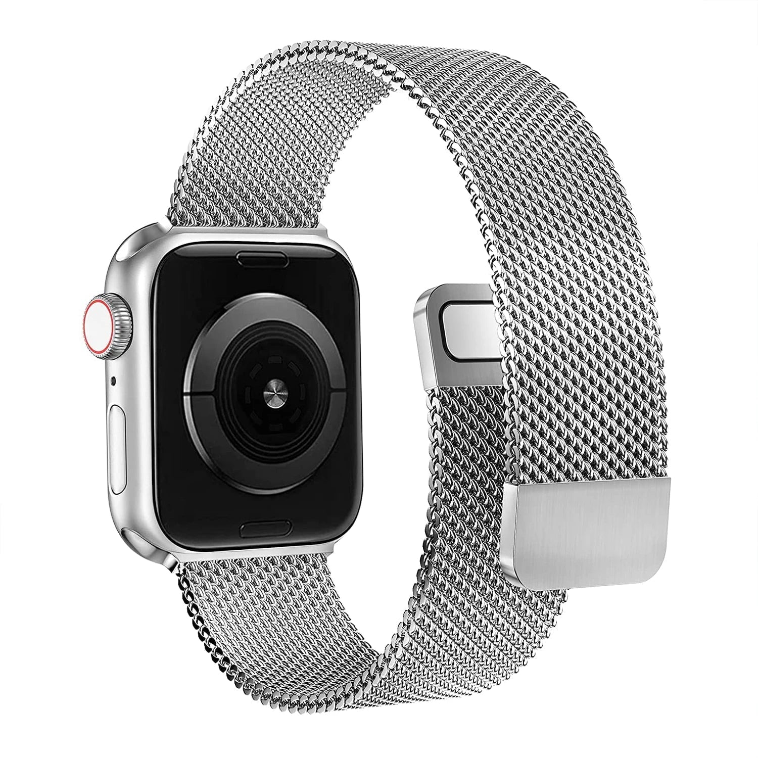 Storazone Milanese Loop For Apple Watch Band 44mm 40mm 45mm 41mm 38mm 42mm 49mm 45 mm belt bracelet iWatch series 7 se 3 5 6 Ultra 8 Strap