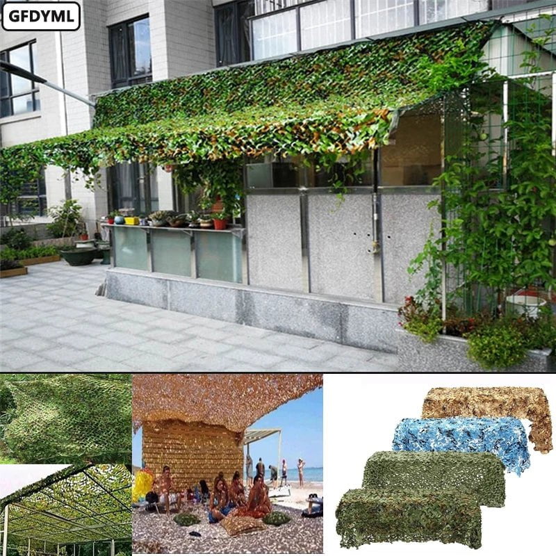 Storazone Military camouflage net gazebo camouflage net shade net garden decoration net green jungle camouflage white camouflage beige 2x3